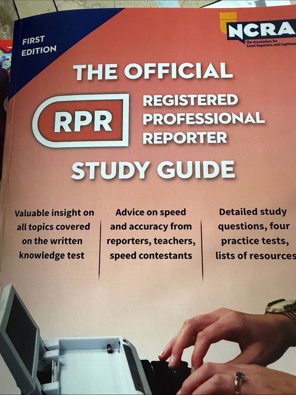 Official RPR Registered Professional Reporter Study Guide